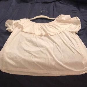 Gap Girls off the shoulder shirt size XL
